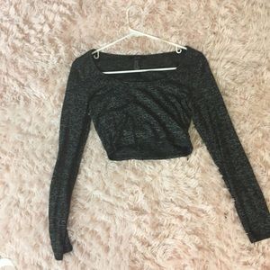 🎁 FREE I’m bundle - grey lightweight cropped tee